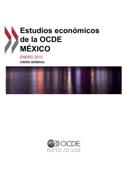 Estudios económicos de la OCDE MÉXICO - OECD