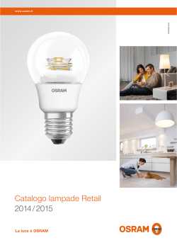 Catalogo lampade Retail 2014 / 2015