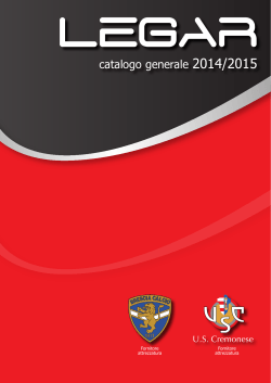 catalogo generale 2014/2015