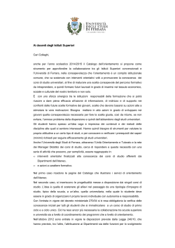 Catalogo 2014-2015_in_lavorazione - Università degli Studi di Ferrara
