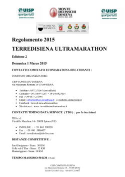 ULTRAMARATHON Regolamento-2015