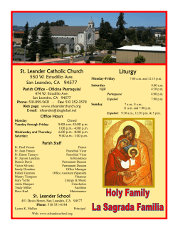 St. Leander Catholic Church - E-churchbulletins.com