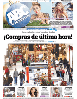 Descargar la versión impresa - Periódico ABC de Monterrey