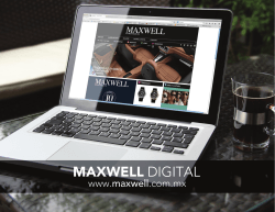 + Tarifas de publicidad - Maxwell
