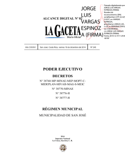 ALCANCE DIGITAL N° 82 a La Gaceta N° 245 de la fecha 19 12 2014