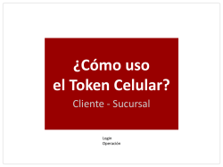 ¿Cómo uso el Token Celular? - Banorte