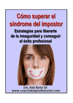 Cómo superar el Síndrome del Impostor, recuperar la seguridad en
