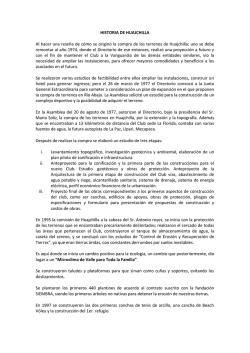 HISTORIA DE HUAJCHILLA Al hacer una rese&ntilde;a de c&oacute;mo se