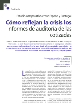 Cómo reflejan la crisis los informes de auditoría de las cotizadas