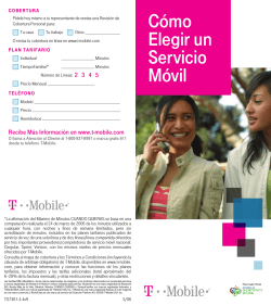 Cómo Elegir un Servicio Móvil - T-Mobile