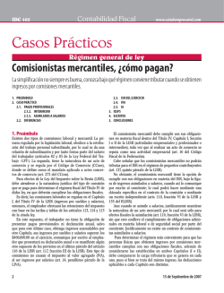 Comisionistas mercantiles, &iquest;c&oacute;mo pagan? - IDConline