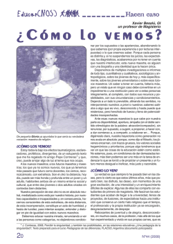 &iquest; C&oacute;mo lo vemos? &iquest;C&oacute;mo - Dialnet