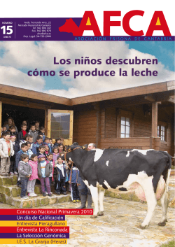 Los niños descubren cómo se produce la leche - Afca
