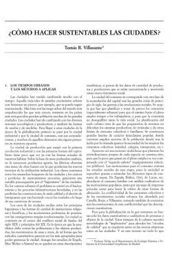 ¿Cómo hacer sustentables las ciudades? - ACUEDI