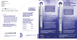 C&oacute;mo usar la pluma de insulina prellenada Lantus&reg; SoloSTAR&reg;