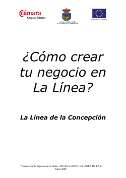 ¿Cómo crear tu negocio en La Línea? - Cámara Campo de Gibraltar