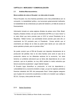 CAPÍTULO II- MERCADEO Y COMERCIALIZACIÓN 2.1. Análisis