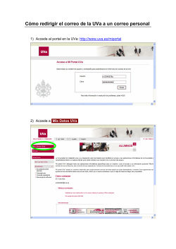 C&oacute;mo redirigir el correo de la UVa a un correo personal - IQ - UVa