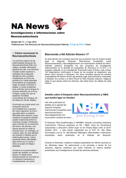 Investigaciones e informaciones sobre Neuroacantocitosis :: C&oacute;mo