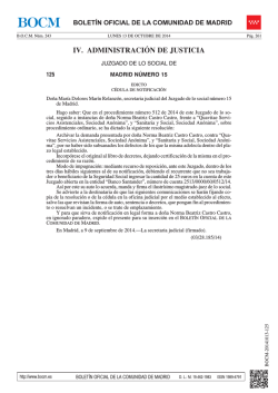 IV. ADMINISTRACI&Oacute;N DE JUSTICIA - Sede Electr&oacute;nica del Boletin