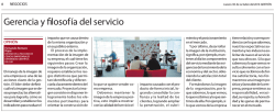 Gerencia y filosofía del servicio - Universidad Científica del Sur