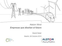 Alstom Wind Empresas que diseñan el futuro