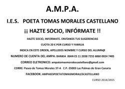 hazte socio, inf&oacute;rmate - ies poeta tom&aacute;s morales castellano