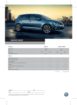 ficha-Golf - Automotriz Daniel Achondo