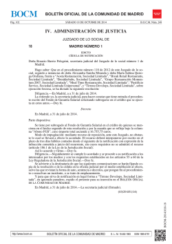 IV. ADMINISTRACI&Oacute;N DE JUSTICIA - Sede Electr&oacute;nica del Boletin