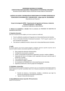 368 - Log&iacute;stica de acopio y distribuci&oacute;n de bienestarina en