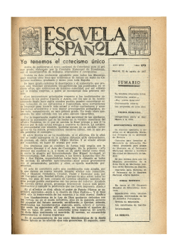 Escuela española - Año XVII, núm. 870, 22 de agosto de 1957