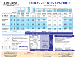 Tarifas 25-02-2009 - El Regional del Zulia