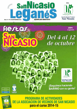 Revista octubre 2014 - AV San Nicasio