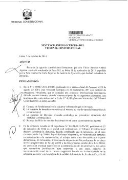 1111 III ll l ll II I I II - Tribunal Constitucional del Perú