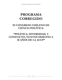 PROGRAMA CORREGIDO - Asociación Chilena de Ciencia Política