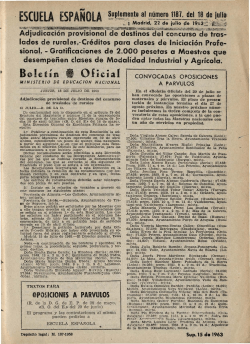 Año XXIII, Suplemento al núm. 1187 de julio de 1963 - Biblioteca