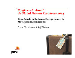 Conferencia Anual de Global Human Resources 2014 - PwC