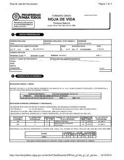 Hoja de Vida - Juan Guillermo Alba Garz&oacute;n - Icbf