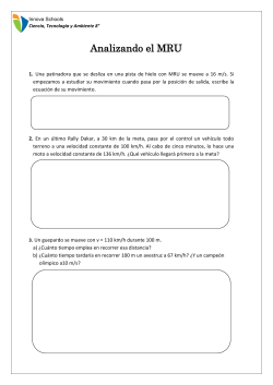 Analizando el MRU - Innova Schools
