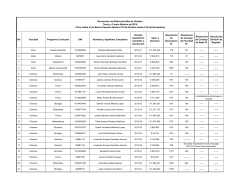 Consultar Devolucion de Matriculas Octubre 2014 - División de