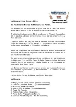 Informe Diario 18-03-2015