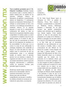 Nueva medicina germánica por el Dr. Eduardo Castellanos Cervera