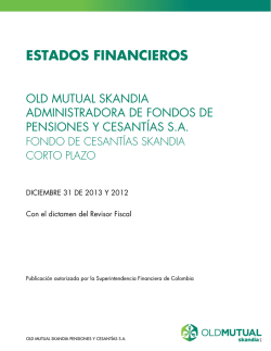 E F Cesantias Corto Plazo - Old Mutual