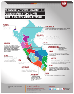 mapa - JNE - Jurado Nacional de Elecciones