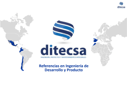 Ingenier&iacute;a de Desarrollo y Producto - Ditecsa