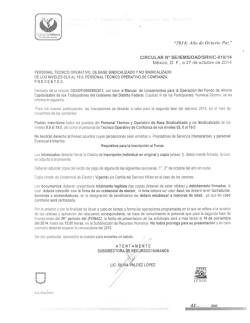Inscripciones segunda fase FONAC 2014 - IEMS - Gobierno del