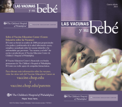 las vacunas - The Childrens Hospital of Philadelphia