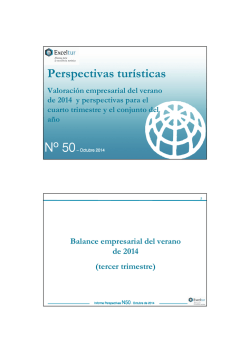 Informe Campa&ntilde;a de Verano 2014