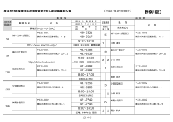 【神奈川区】 - 横浜市