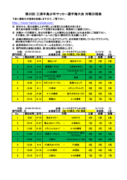 ダウンロード - 第25回 三浦半島少年サッカー選手権大会